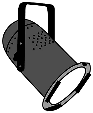 Parabolic aluminized reflector stage light