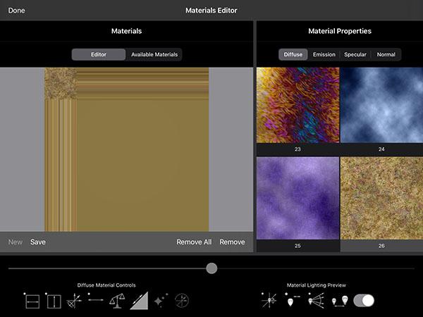 B. Famous On Stage Magic™ Materials Editor